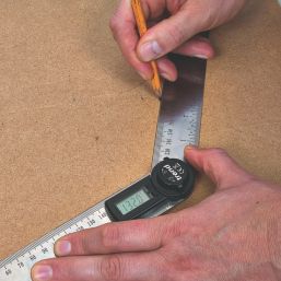 1x Sliding T-Bevel Square Ruler Measuring Tool for Carpenter