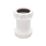 FloPlast WC08 Universal Compression Waste Straight Coupler White 40mm x 40mm