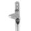 Smith & Locke  Right-Handed Cockspur Window Handle Polished Chrome