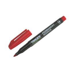 TRACER  Medium Tip Red Permanent Marker