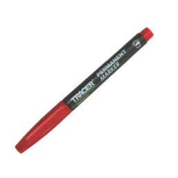 TRACER  Medium Tip Red Permanent Marker