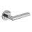 Designer Levers Scylla Lever on Rose Door Handle Pair Polished Chrome