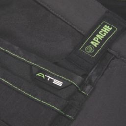 Apache Calgary Work Trousers Grey/Black 38" W 33" L