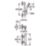 Grohe Precision Flow Rear-Fed Exposed Chrome Thermostatic Shower Mixer Set