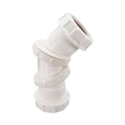 FloPlast WC23 Universal Compression Waste Adjustable Bend  40mm