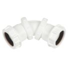 FloPlast WC23 Universal Compression Waste Adjustable Bend  40mm