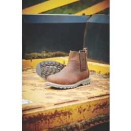 Site Mudguard Size 11  Brown  Steel Toe Cap Safety Dealer Boots