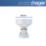 Hager SEL96T  Straight HO Batten Lamp Holder Light Fitting B22 3"