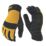 DEWALT Heavy Duty Gloves Black / Yellow Medium