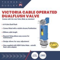 Thomas Dudley Ltd  38mm Victoria Cable Outlet Valve