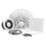 Xpelair AL100T 4" Axial Inline Bathroom Shower Extractor Fan Kit with Timer White/Chrome 220-240V