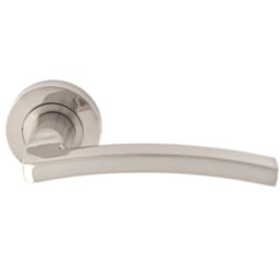 Carlisle Brass Tavira Door Handle Pair Satin Nickel