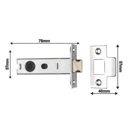 Carlisle Brass Tavira Door Handle Pair Satin Nickel