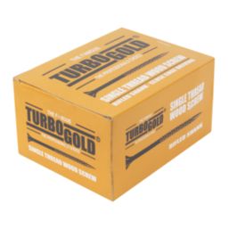 TurboGold  PZ Double-Countersunk  Multipurpose Screws 4mm x 50mm 200 Pack
