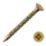 TurboGold  PZ Double-Countersunk  Multipurpose Screws 4mm x 50mm 200 Pack