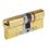 Yale Fire Rated 3 Star Double Platinum Euro Profile Cylinder 40-50 (90mm) Brass