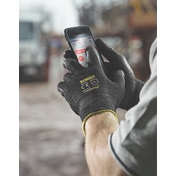 DEWALT DPG800L Touchscreen Gloves Black Large
