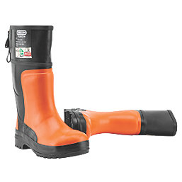 Oregon Yukon   Safety Chainsaw Wellies Orange / Black Size 8