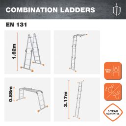 Magnusson  1.62m Combination Ladder With Platform