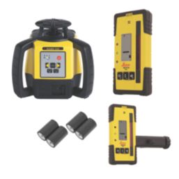 Leica Rugby 640 Red Self-Levelling Rotary Laser With Receiver