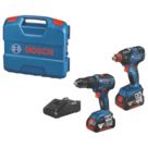 Bosch 06019J2271 18V 2 x 4.0Ah Li-Ion CoolPack Brushless Cordless Power Tool Twin Pack