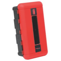 Firechief 106-1000 Single Extinguisher Cabinet 335mm x 240mm x 620mm Red/Black