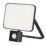 Brackenheath iSpot Frameless II Indoor & Outdoor LED Floodlight With PIR Sensor Black 30W 3300lm
