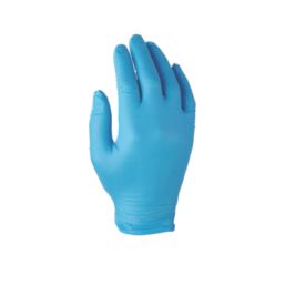Site SDG102 Nitrile Powder-Free Disposable Gloves Blue X Large 100 Pack