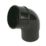 FloPlast  112.5° Round Offset Bend Black 68mm