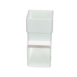 FloPlast  Square Shoe White 65mm