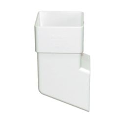 FloPlast  Square Shoe White 65mm