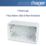 Hager Sollysta WMPB2/46 2-Gang Surface Pattress  Back Box 46mm