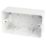 Hager Sollysta WMPB2/46 2-Gang Surface Pattress  Back Box 46mm