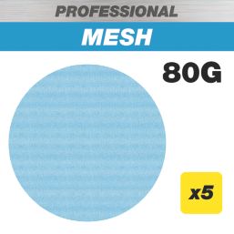 Trend Pro Mesh AB/225/80P 80 Grit Mesh Multi-Material Drywall Sanding Discs 225mm 5 Pack