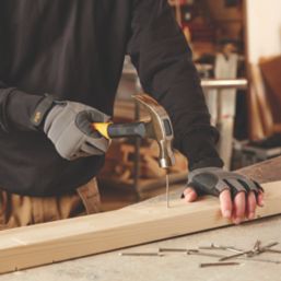 Site  Fingerless Performance Gloves Grey/Black Large