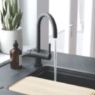 Swirl Danube 3-in-1 Instant Boiling Water Tap Matt Black