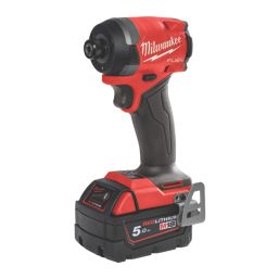 Milwaukee M18 FPP2A3-502X FUEL Gen 4 18V 2 x 5.0Ah Li-Ion RedLithium Brushless Cordless Twin Pack