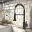 ETAL Contra  Pull-Out Kitchen Mixer Tap Matt Black
