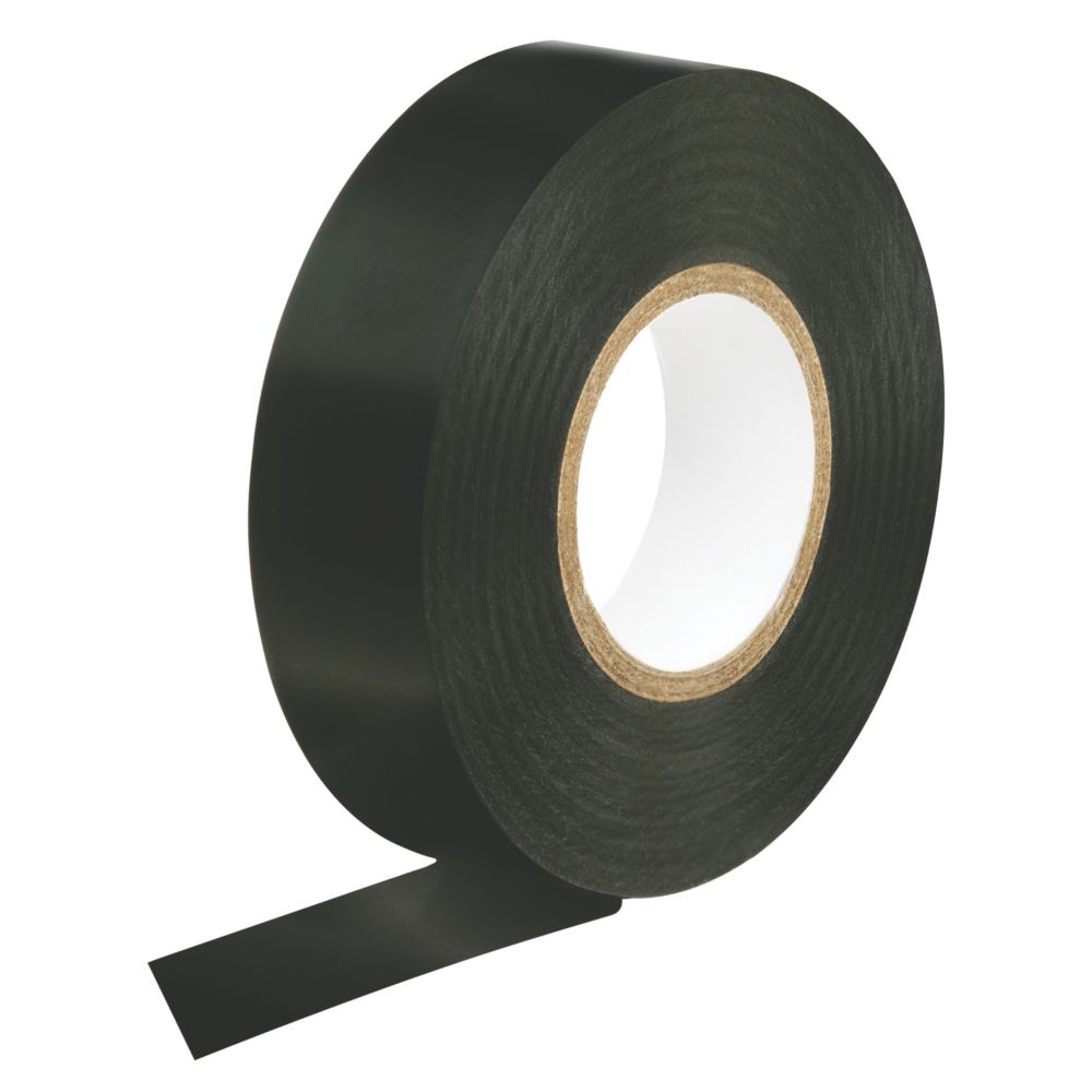 CED Insulation Tape Black 33m x 19mm Screwfix