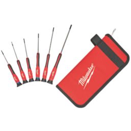 Milwaukee  Mixed  Precision Screwdriver Set 6 Pieces