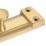 Smith & Locke Flat Door Bolt Brushed Brass 60mm