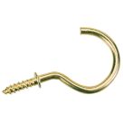 Easyfix  Electro Brass Cup Hooks 38mm x  10 Pack