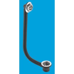 McAlpine Bath Waste & Overflow Chrome 16"