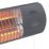 Essentials  600 / 1200W Electric Wall-Mounted Quartz Heater Grey