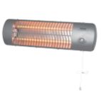 Glen 2150Tie7 Freestanding or Wall-Mounted Convector Heater White 500W  815mm x 211mm - Screwfix