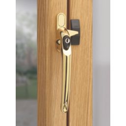 ERA  Left-Handed Cockspur Window Handle Gold