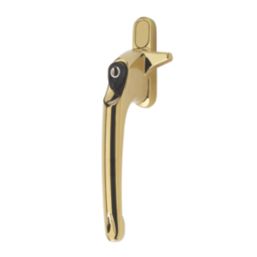 ERA  Left-Handed Cockspur Window Handle Gold