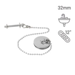 Flomasta Plug & Chain 12"