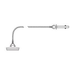 Flomasta Plug & Chain 12"