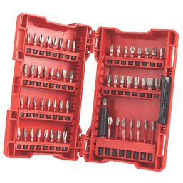 Milwaukee Shockwave Impact Duty 1/4" Straight Shank Mixed Screwdriver Bit Set 57 Pieces